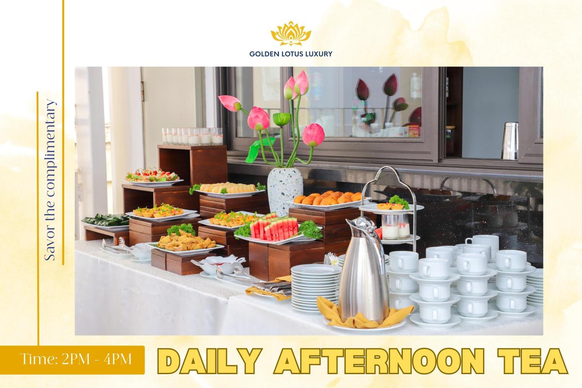 Golden Lotus Luxury Hotel Danang - Complimentary Daily Afternoon Tea Екстер'єр фото